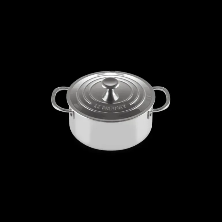 Set 4 Pièces Casseroles et Faitout Inox Signature Le Creuset
