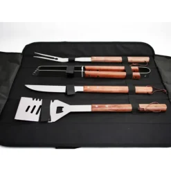 Set barbecue 4 pièces transportable