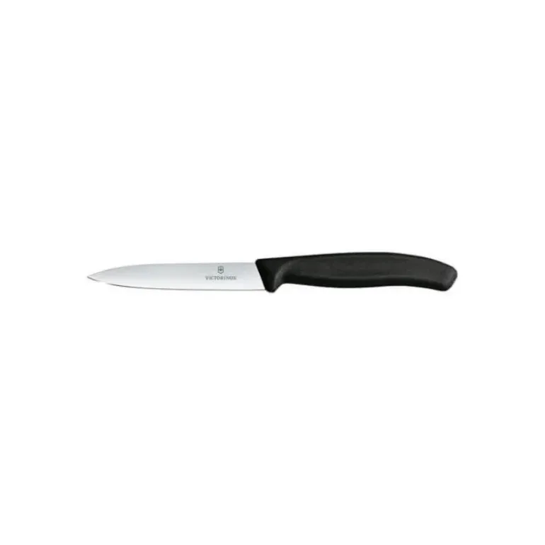 Set Couteau d'Office, Couteau à Tomate et Epluche Légumes Noir Swiss Classic Victorinox
