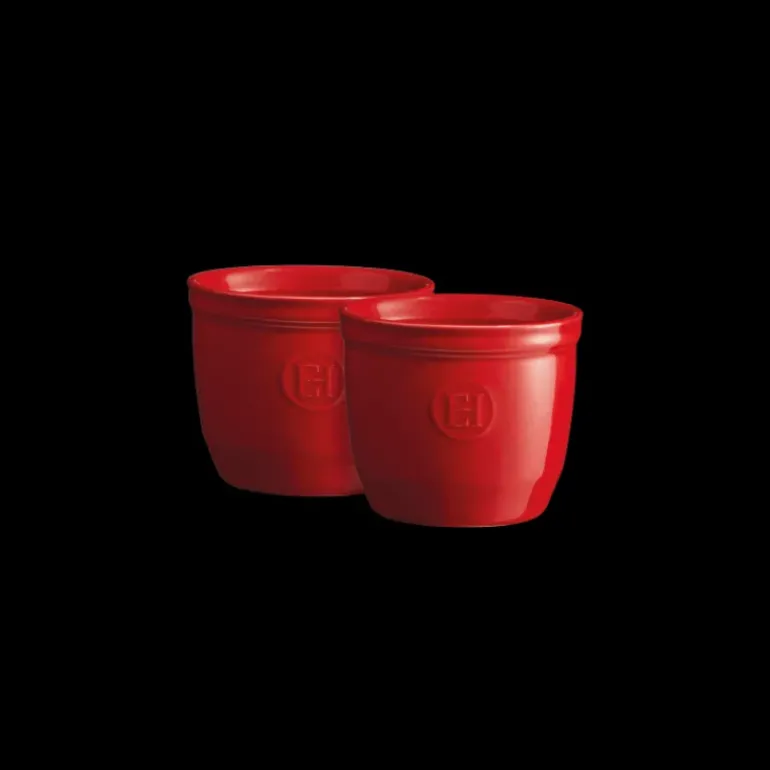 Set de 2 Ramequins en Céramique N°8 cm Grand Cru Emile Henry