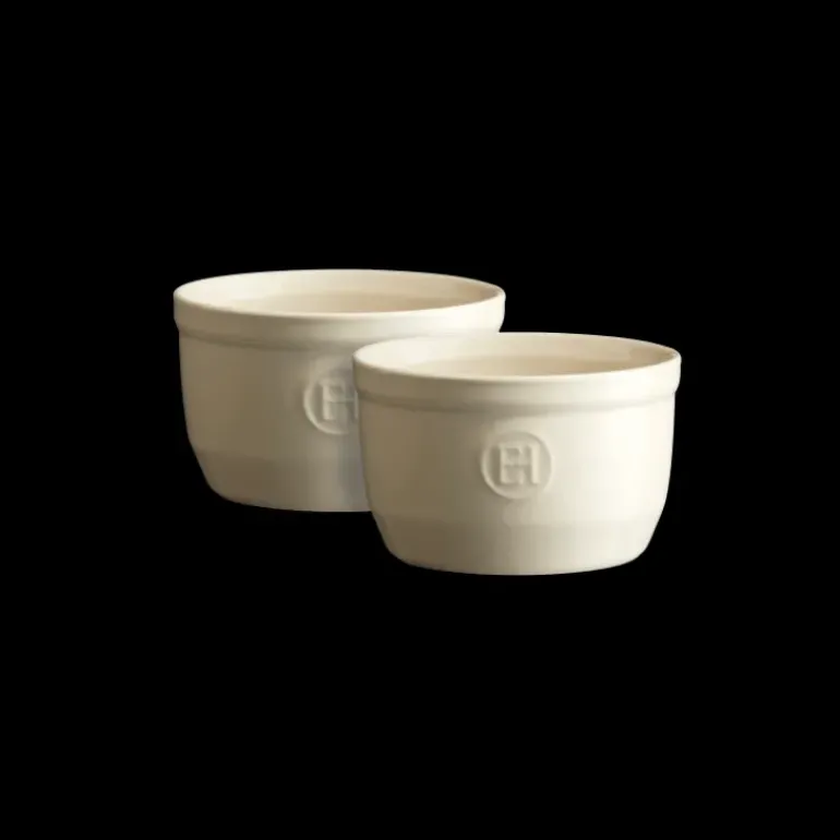 Set de 2 Ramequins en Céramique N°10 cm Argile Emile Henry
