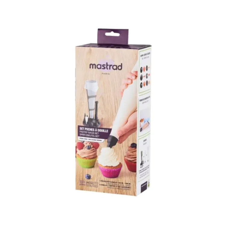 Set Poche à Douille et 12 Douilles Inox Mastrad