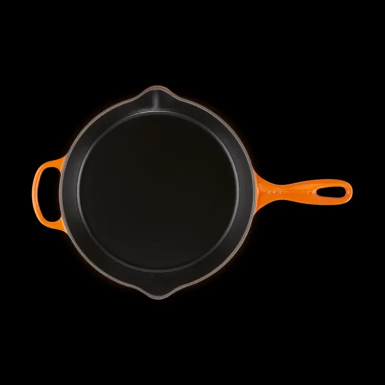 Skillet Rond Profond 26cm en Fonte Volcanique Le Creuset