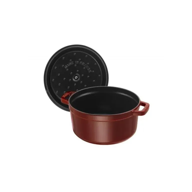STAUB Cocotte Fonte Ronde 24 cm Grenadine Majolique 3,8 L