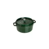 STAUB Cocotte Fonte Ronde 28 cm Vert Basilic Majolique 6,7 L