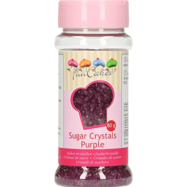 Sucre coloré Violet 80g Funcakes