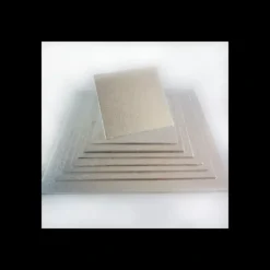 Support Gâteau Carré 12,5 x 0,4 cm Argenté Funcakes