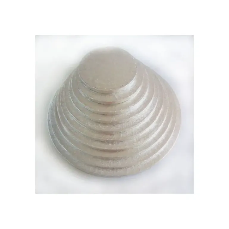Support Gâteau Rond Ø 30 x 1 cm Argenté Funcakes