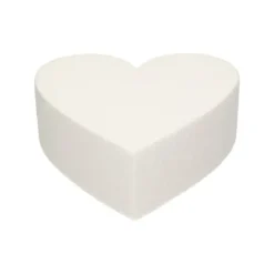 Support Polystyrène Cœur Ø 20 cm H 7 cm Funcakes
