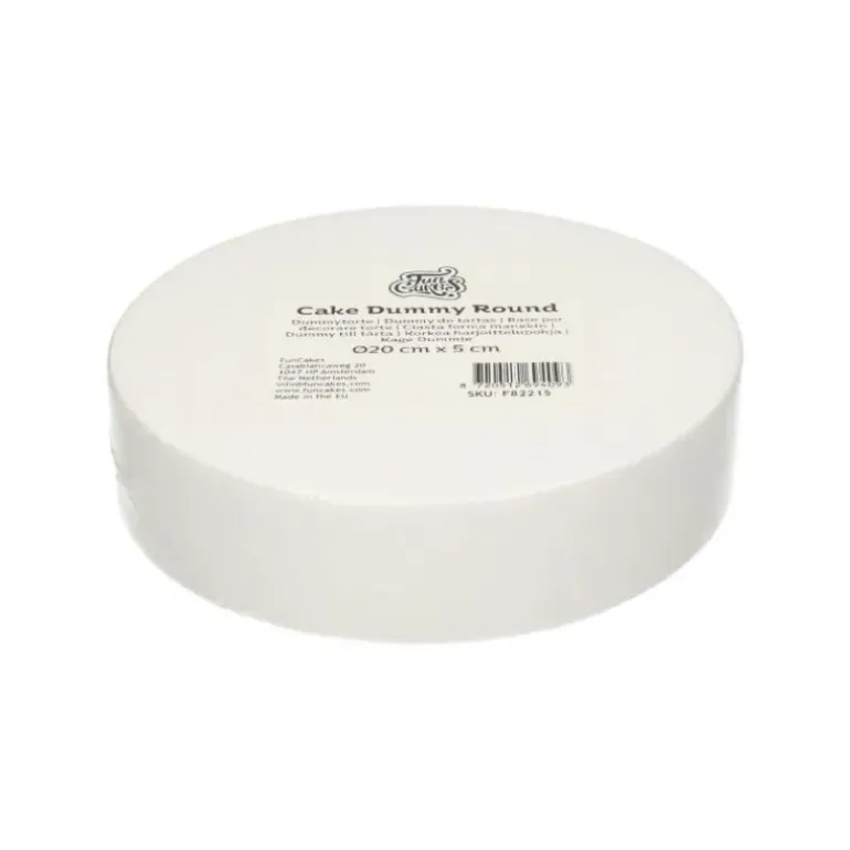 Support Polystyrène Rond Ø 20 cm H 5 cm Funcakes