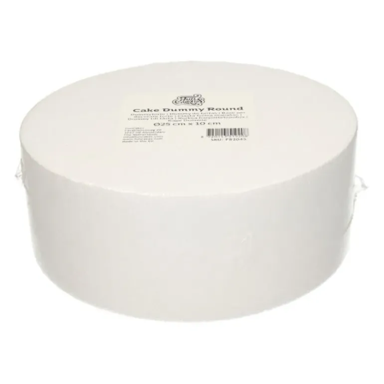 Support polystyrène rond H10 cm Ø 25 cm