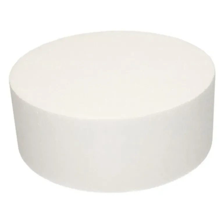 Support polystyrène rond H10 cm Ø 25 cm