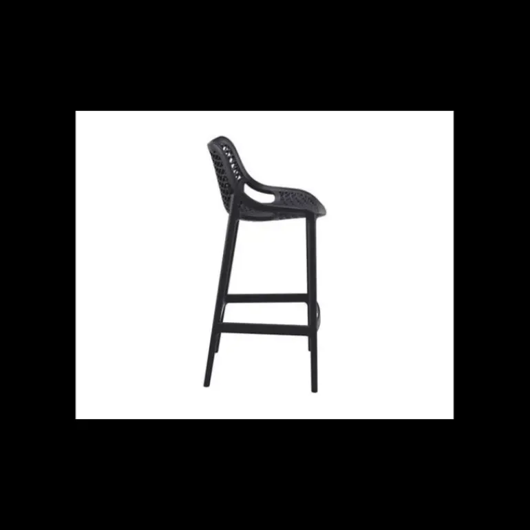 Tabouret de Jardin Air Bar 75 Noir Siesta