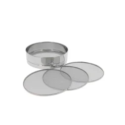 Tamis Ø 21cm Inox 4 mailles interchangeables 0,5-1-2-3 mm