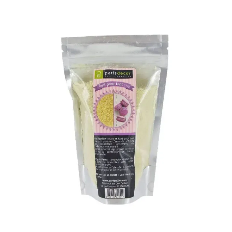 Tant pour tant Sucre/Amande 300 g Patisdécor