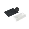 Tapis Décor Bûche Grains de Café Silicone SilikoMart Professional
