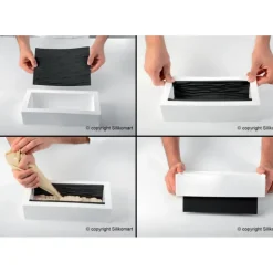 Tapis Décor Bûche Matelassé Silicone SilikoMart Professional