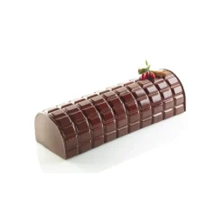 Tapis Décor Bûche Tablette de Chocolat SilikoMart Professional