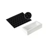 Tapis Décor Bûche Tressé Silicone SilikoMart Professional