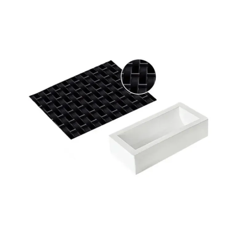 Tapis Décor Bûche Tressé Silicone SilikoMart Professional