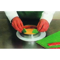 Tapis Relief silicone Fleurs carrées 30 mm