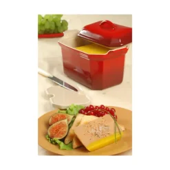 Terrine à Foie Gras avec presse 0,6 L Cerise Le Creuset