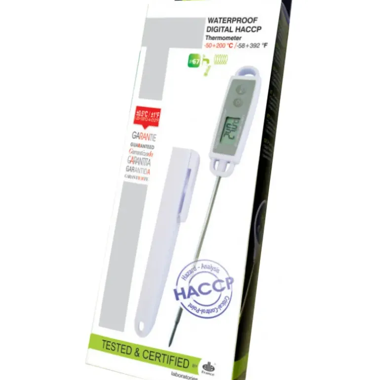 Thermomètre digital à sonde étanche pour professionnels -50°C à +200°C