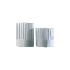 Toque de Cuisinier plissée H 225mm x10