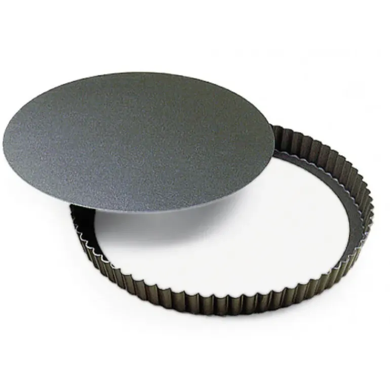 Tourtière Cannelée Fond Mobile 20 cm Gobel