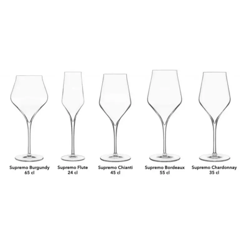Verre à Vin Rouge Bordeaux 55 cl (x6) Luigi Bormioli SUPREMO